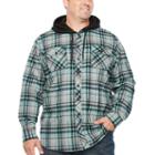 Zoo York Long Sleeve Plaid Button-front Shirt-big And Tall