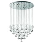 Eglo Pianopoli Led 31 Inch Chrome Multi Light Pendant Ceiling Light