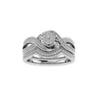Cherished Hearts Womens 1/2 Ct. T.w. White Diamond 14k Gold Bridal Set