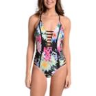 Fleetstreet Collection Floral One Piece Swimsuit