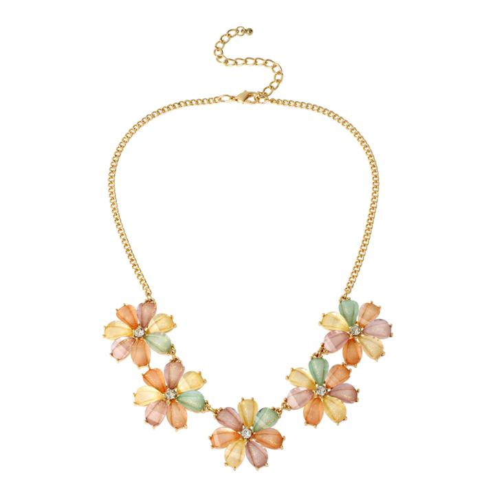 Mixit&trade; Multi Flower Collar Necklace