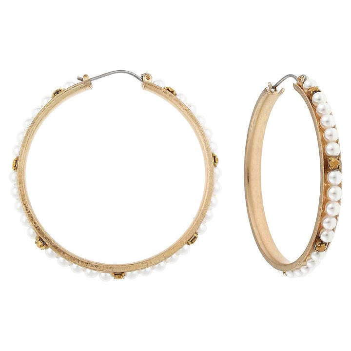 Mixit 1 3/4 Inch Hoop Earrings