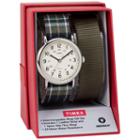 Timex Weekender 38 Box Set Womens Green 2-pack Watch Boxed Set-twg015300jt