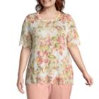 Alfred Dunner La Dolce Vita Sequin Sweater- Plus