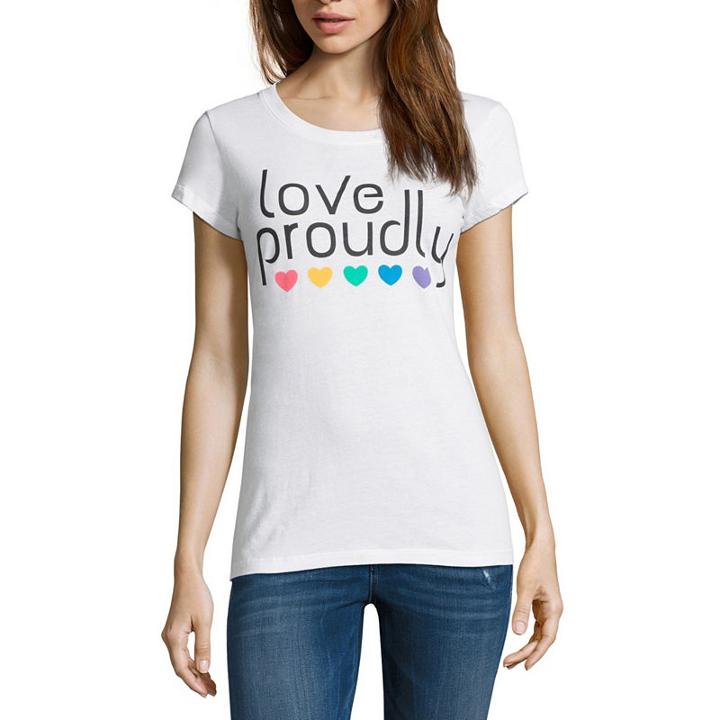 Love Proudly Tee - Juniors