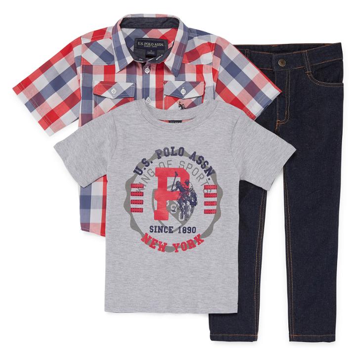 Us Polo Assn. 3-pc. Pant Set