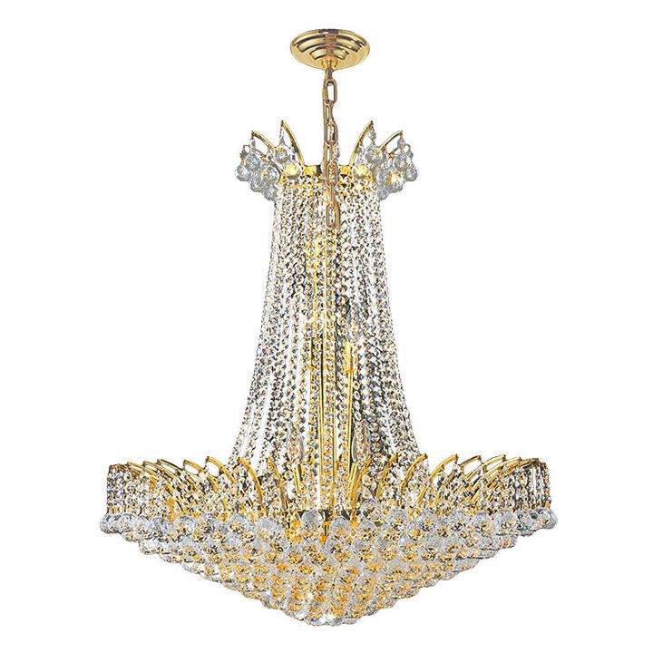 Empire Collection 16 Light Large Round Crystal Chandelier