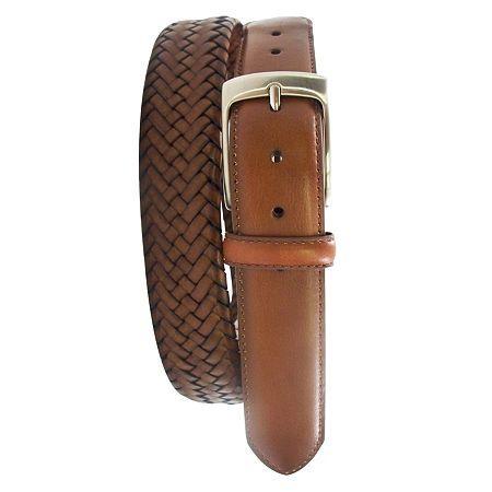 Pga Tour Braided Leather Belt