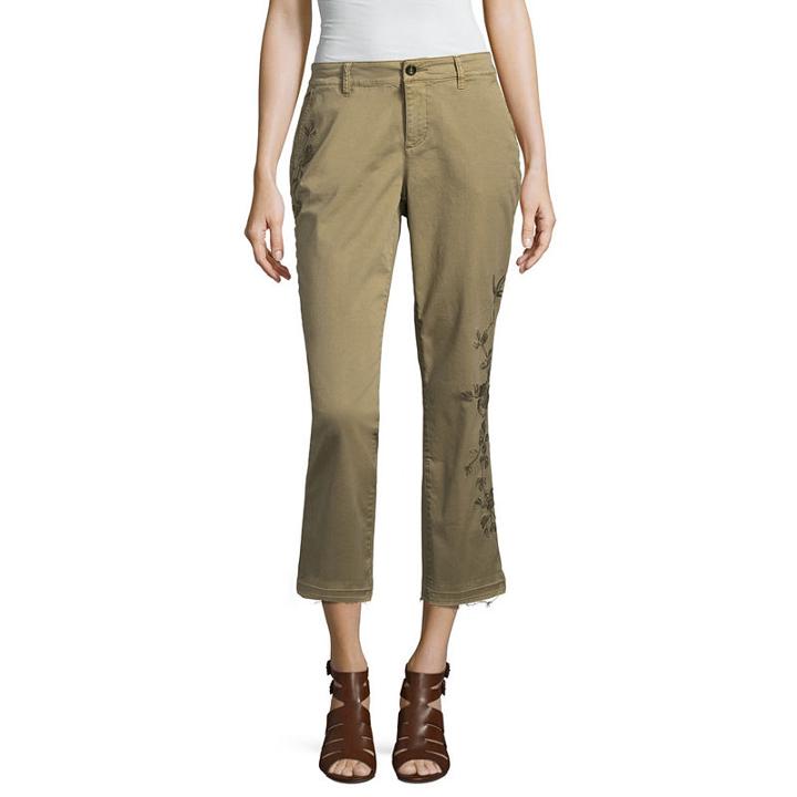 A.n.a Embroidered Chino- Talls