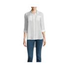 A.n.a 2 Pocket Tab Sleeve Blouse