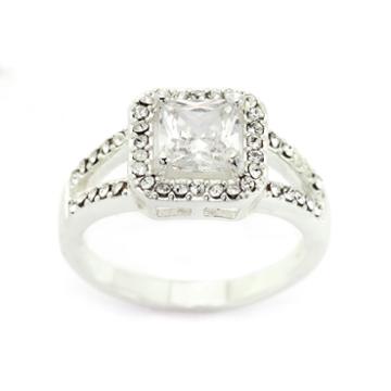 Sparkle Allure Womens White Crystal
