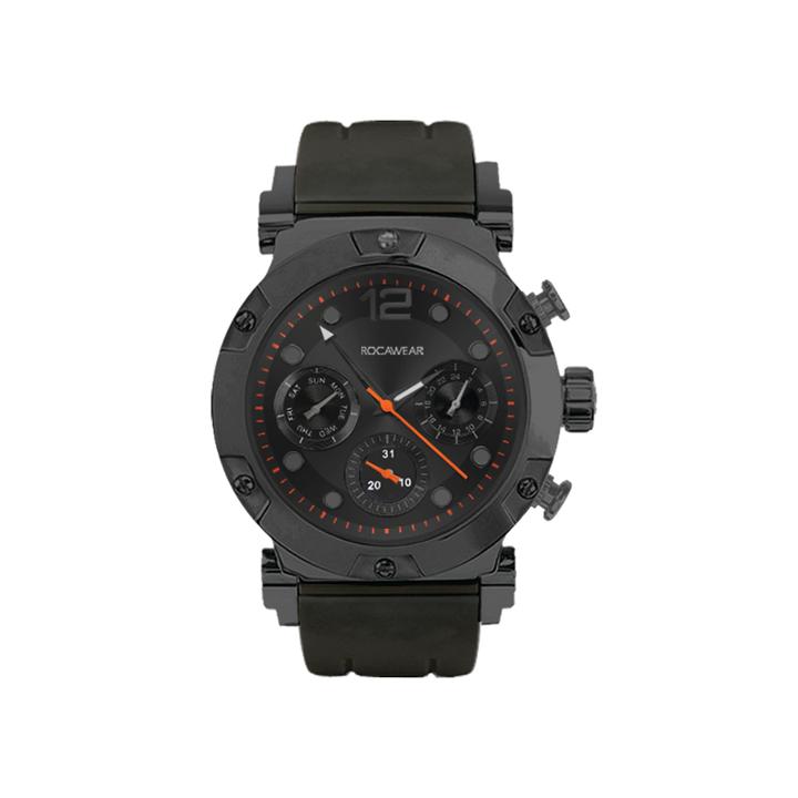 Rocawear Men's Gray Silicone Strap Watch Rm0213gy1-328