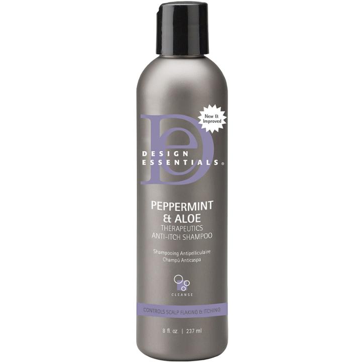 Design Essentials Peppermint & Aloe Therapeutics Anti-itch Shampoo 8oz