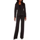 Le Suit Long-sleeve 1-button Pinstriped Jacket And Pants Suit Set