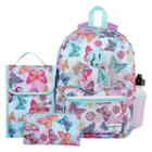 6pc Butterfly Backpack Set