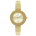 Worthington Womens Gold Tone Bangle Watch-wt00016-02