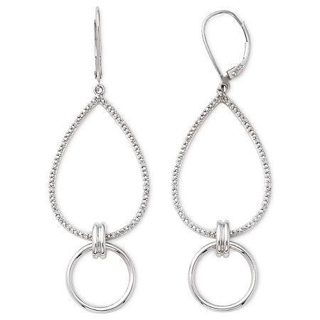 Diamond Addiction 1/10 Ct. T.w. Diamond Double-drop Earrings
