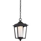 Filament Design 1-light Sterling Black Outdoor Hanging Lantern
