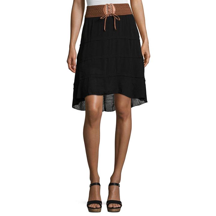By & By Batiste Skater Skirt-juniors