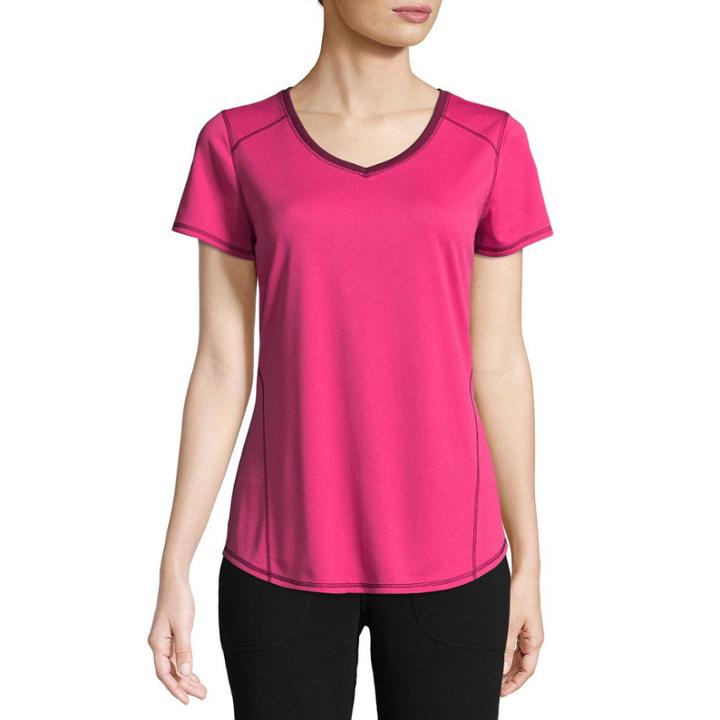 St. John's Bay Active Short Sleeve Quick Dri Tee