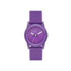 Skechers Womens Purple Dial Purple Silicone Strap Analog Watch