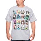 Marvel Team Grid Short Sleeve Marvel Graphic T-shirt-big And Tall