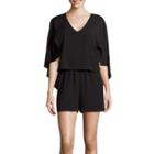Bisou Bisou Mid-sleeve Cape Romper
