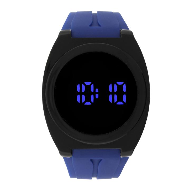Mens Black Strap Watch-32907