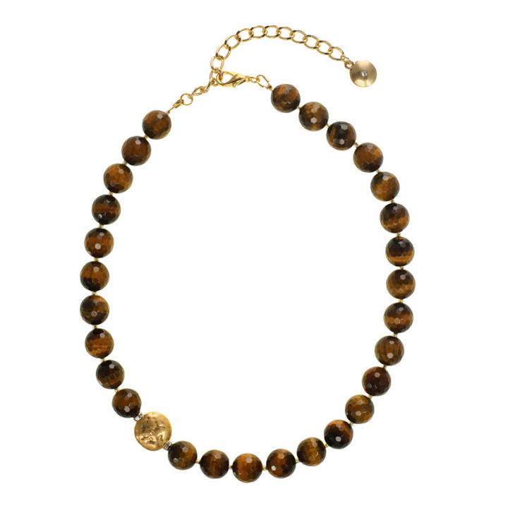 Rox By Alexa Tigers Eye Bead Necklace