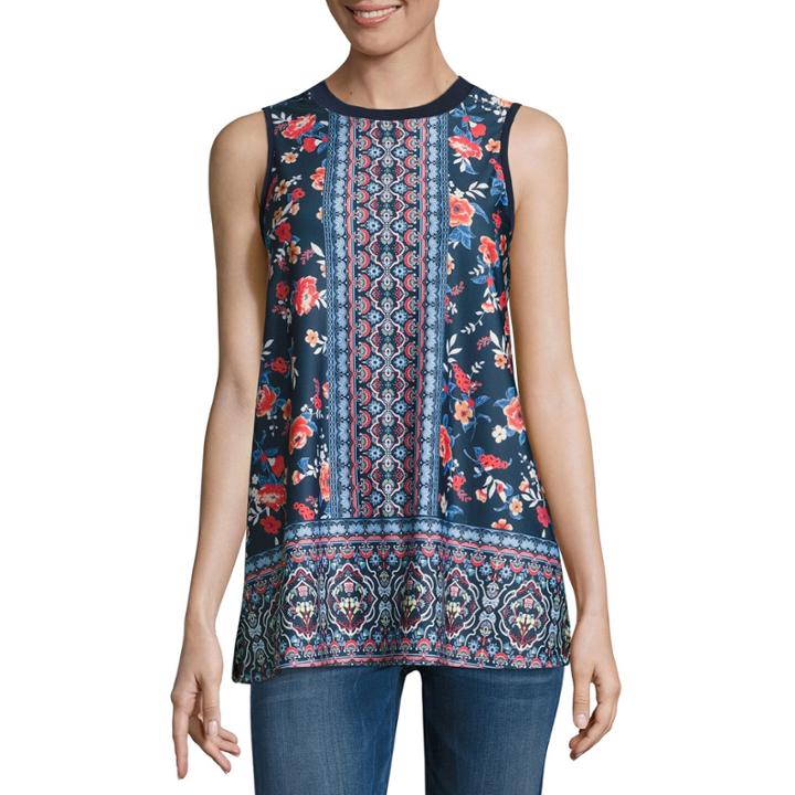 Alyx Sleeveless Round Neck Knit Blouse