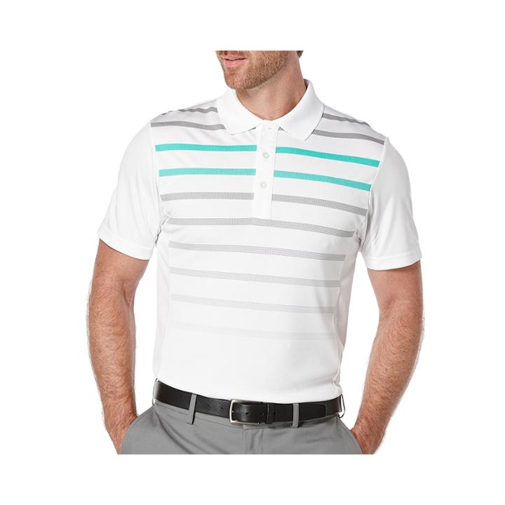 Pga Tour Short-sleeve Fading Stripe Polo