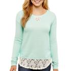 Arizona Long-sleeve Lace Sweatshirt