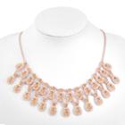Monet Jewelry Womens Pink Statement Necklace