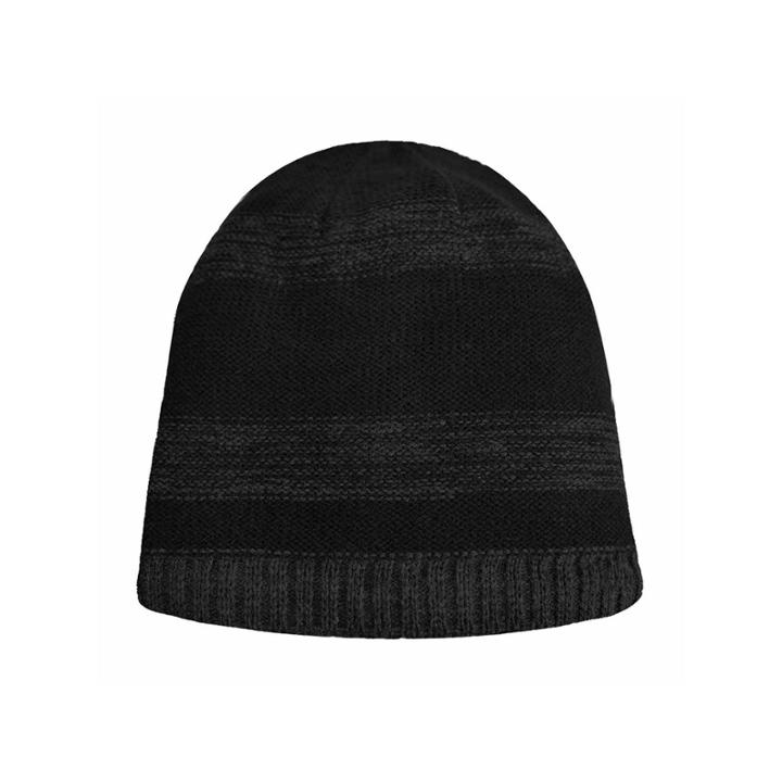 Jf J. Ferrar Marl Rugby Stripe Beanie