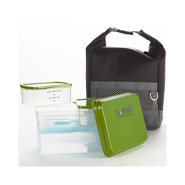 Fit & Fresh Men's Sporty Lunch Bag Kit