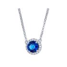 Limited Quantities! 1/7 Ct. T.w. Blue Tanzanite 14k Gold Pendant Necklace