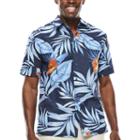 The Havanera Co. Short-sleeve Allover Tropical Print Shirt