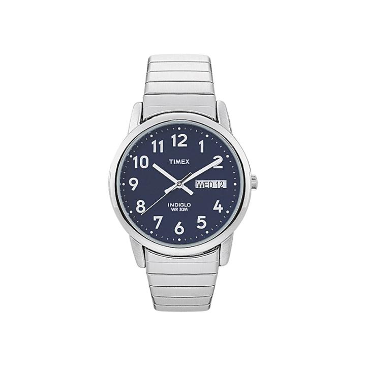 Timex Easy Reader Mens Stainless Steel Expansion Strap Watch T200319j