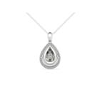 Love In Motion 1/5 Ct. T.w. White Diamond Round Pendant