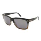 Tom Ford Sunglasses - Barbara / Frame: Black Havana Lens: Smoke Polarized