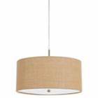 Wooten Heights 8.5 Inch Tall Metal Pendant In Burlap Finish