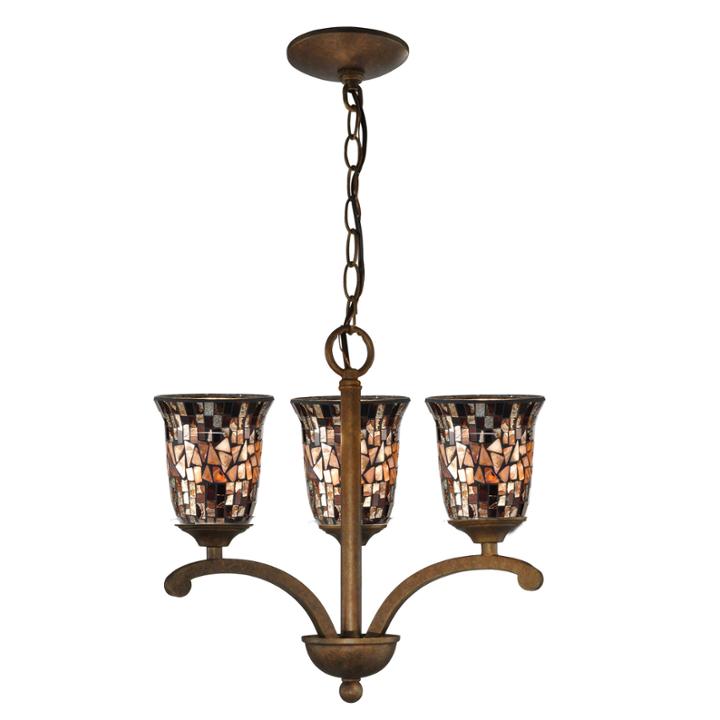 Dale Tiffany&trade; Amber Shell Mosaic Hanging Fixture