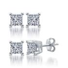 Classic Collection 1 Ct. T.w. Genuine White Diamond 10k Gold 5.2mm Stud Earrings