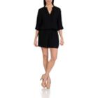 Harve Benard Pleated Front Romper
