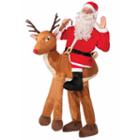 Ride A Reindeer Adult Costume - One Size Fits Most