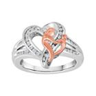 1/10 Ct. T.w. Diamond Two-tone Mom Ring