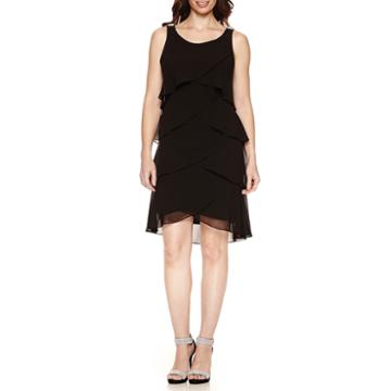 S.l. Fashions Sleeveless A-line Dress
