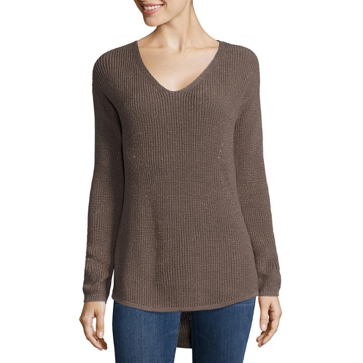 A.n.a Long-sleeve Shaker Sweater - Tall