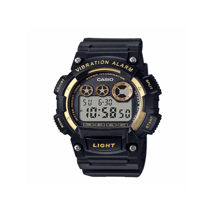 Casio Table Mens Black Strap Watch-w735h-1a2vpb