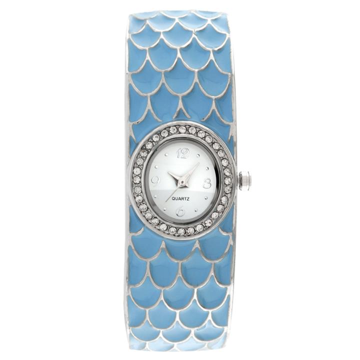 Womens Multicolor Bangle Watch-jcp1218